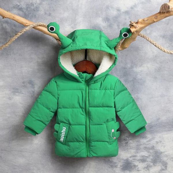 

autumn and winter down jacket new animal thick warm baby coat new fashion children's warm down jacket coat for boys and girls, Blue;gray