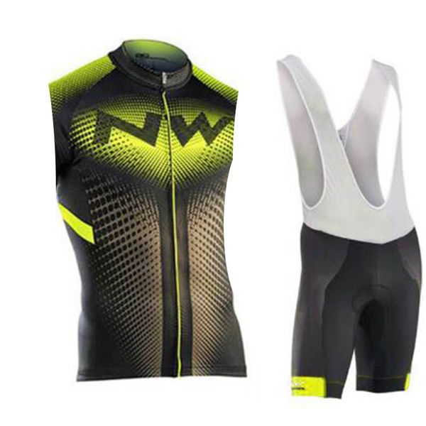 

nw mens summer breathable cycling jersey 9d gel pad bib shorts set ropa ciclismo bicycle racing clothes sleeveless bike clothes, Black;blue