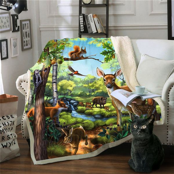 

blankets for beds animal mantas para sofa decorativa throw blanket colcha de cama casal fleece deken mantas drop shipping