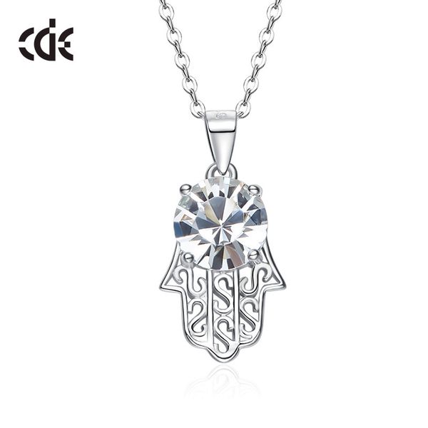 

wedding party silver s925 beaded pearl gift woman lady diamond jewelry necklaces for bride acting initiation graduation cde-461