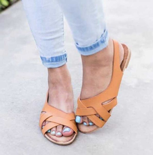 

women sandals flat gladiator leather sandals summer shoes woman rome style double buckle casual beach gladiator chaussures, Black