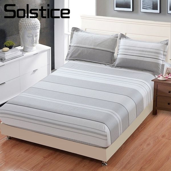 

solstice stripe nordic cotton bed sheets bed fitted sheet mattress er twin linen mattress protector elastic band fixing