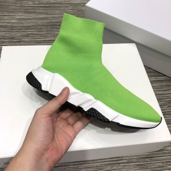 

2019 new designer women/men casual shoes green/white/balck with green genuine leather flat bottom ing, Black