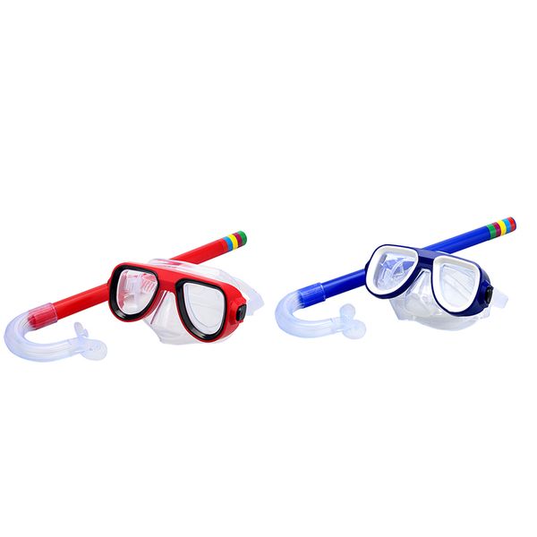 

kids snorkel set snorkeling gear scuba diving snorkeling glasses set semi-dry snorkel equipment for boys girls