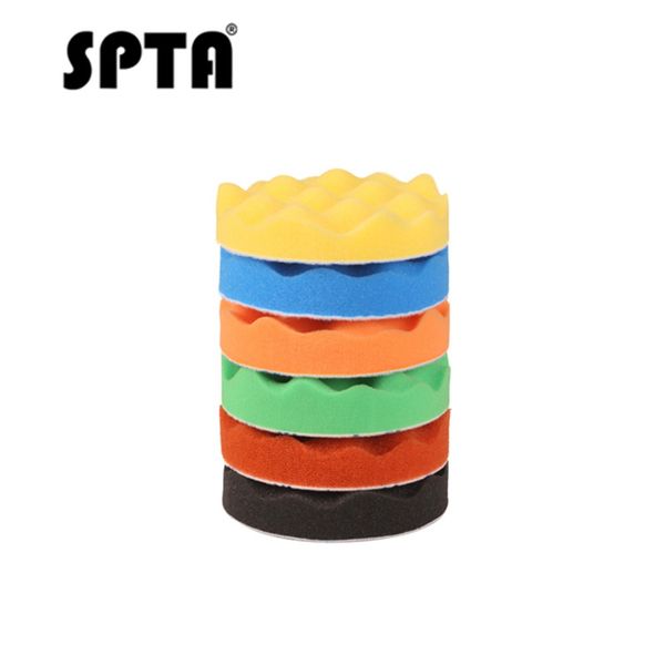 

spta 7inch (180mm) polishing pad buffing sponge polishing buffer pad kit for car polisher waxing - select set