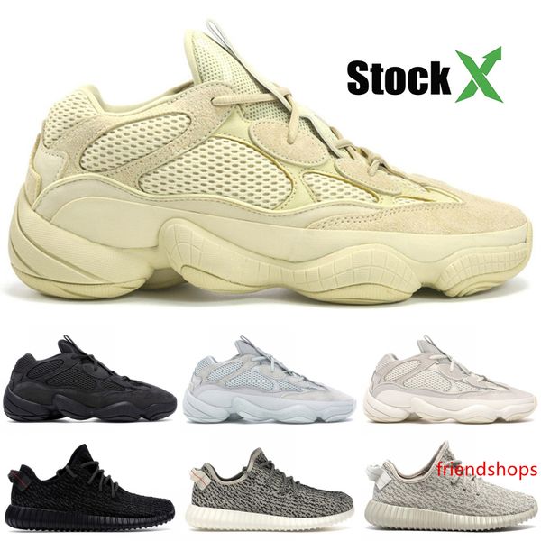 

500 men designer shoes bone white kanye west utility black reflective 500 blush salt mens womens running sneakers stock x sports trainers