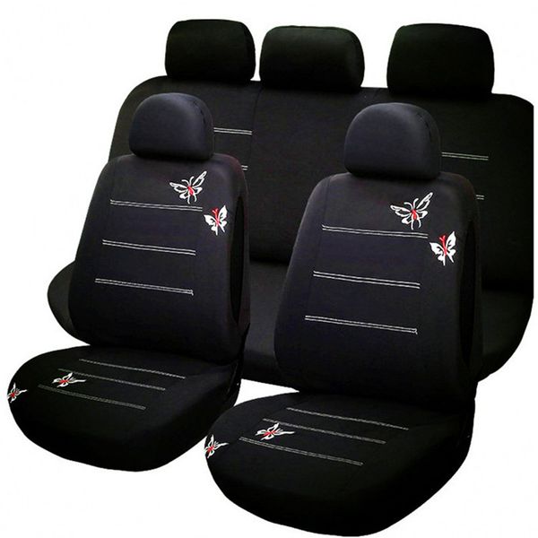 

universal car seat cover fit most cars covers grey polyester automotive interior auto seat covers front and rear soft cover