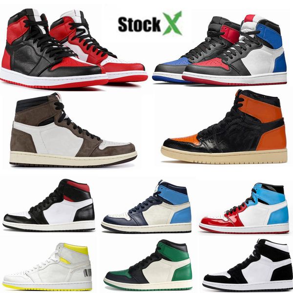 

1 high pine green low fearless obsidian mens basketball shoes spiderman unc 1s shattered backboard 3.0 bred men sport sneakers