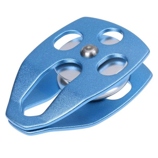 

30kn climbing rope pulley great simple / double for tree climbing lifting high altitude rescue downhill pulley
