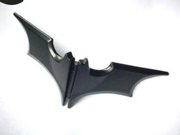 Moda Siyah Çinko Alaşım Batman Klip Para Tutucu Kağıt Klipler Bill Kasa Metal Kelepçeleri