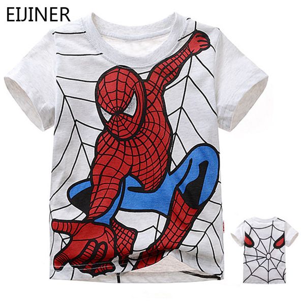 

хлопчатобумажные футболки для мальчиков 2018 new boys tops summerbrand детские футболки одежда для детей футболка с характером baby boy одеж, Blue