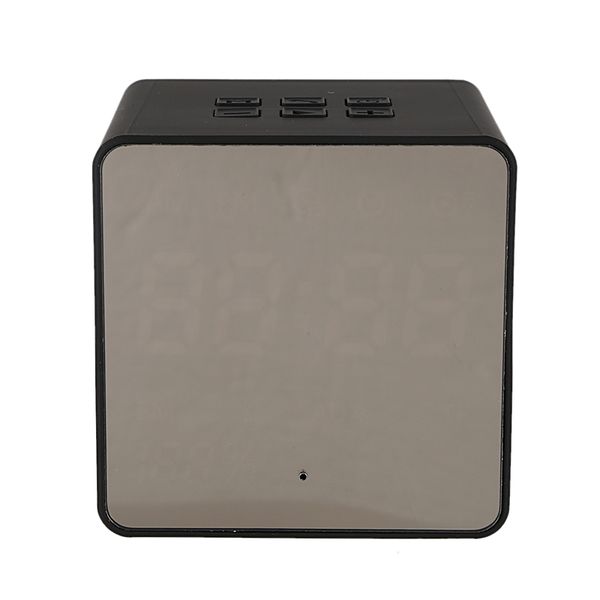 

digital alarm clock radio with wireless bluetooth speaker for bedrooms/office, micro-sd, built-in mic, 33ft range,usb flash dr