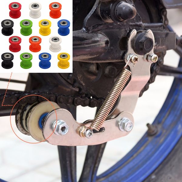 

8/10mm drive chain roller pulley wheel slider tensioner wheel guide for enduro motorcycle motocross pit dirt bike atv crf cr xr