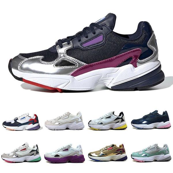 

falcon asphalt gold purple mens women running shoes for man trainers sliver chaussure sports sneakers size 36-45