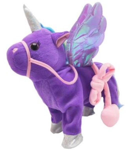 

прекрасный единорог веревка пегас кукла ходьба пение электрический дракон плюшевые игрушки детские подарки на день рождения унисекс подарок