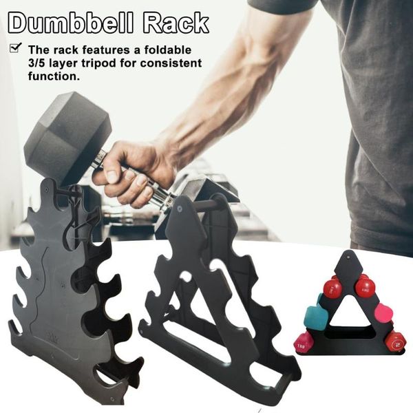 

dumbbell rack multifunctional 3/5 layer compact rugged anti-wear dumbbell holder for household use