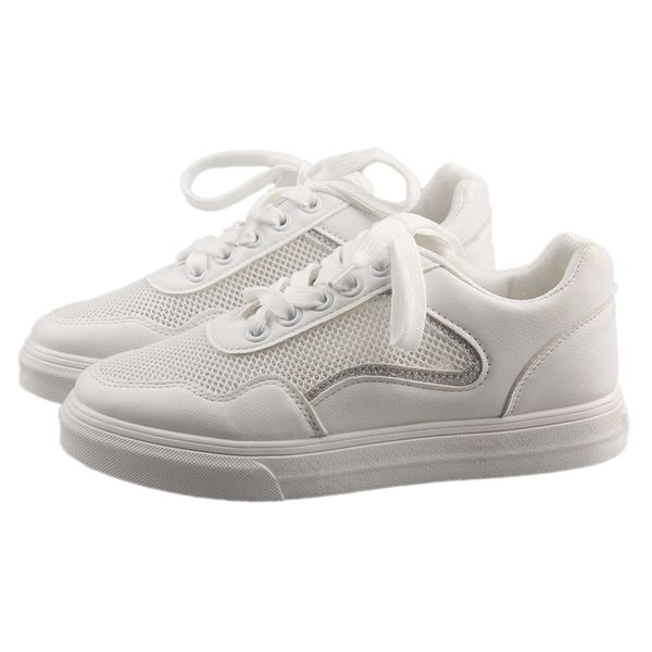 

shoes women 2019 tide shoes summer new fashion wild casual breathable mesh flat, Black