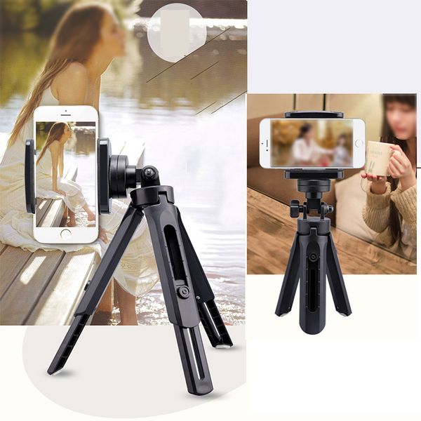 

phone tripod, extendable lightweight tripod stand with universal cell phone tablet holder, remote shutter, compatible with smartphone & tabl