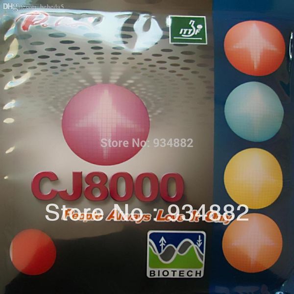 

wholesale-palio cj8000 (biotech) pips-in table tennis (pingpong) rubber with sponge (hardness: 36-38
