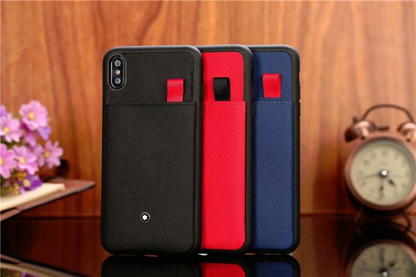 

Синий Тонкий Дизайнерский Чехол для Телефона для iPhone X Чехол PU Кожаный Чехол для Т