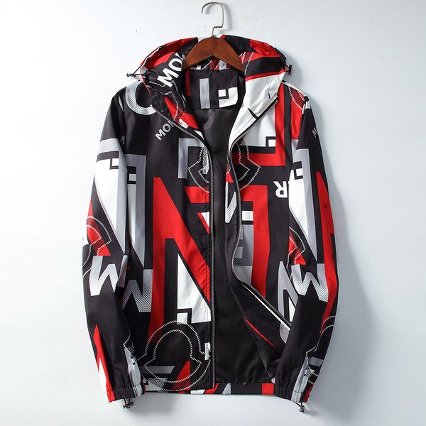 

the 2019ss new men's fall/winter hooded hoodie jacket brand fashion casual loose solid color coat, Black;brown