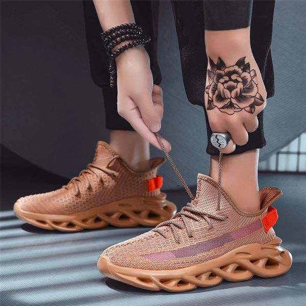 

men women fashion outdoor breathable running shoes comfort lace up sports training shoes