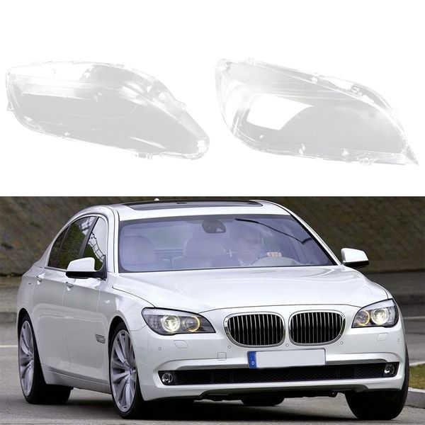 

car front headlights cover transparent lampshades lamp shell lens for 7 series 09-15 f02 f01