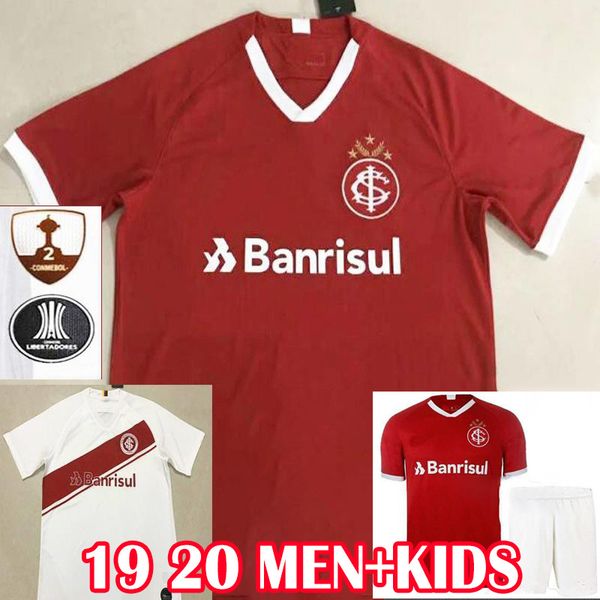 

MEN+Kids 19 20 Brazil CLUB Internacional Soccer Jersey RED HOME 2019 child Football Shirt N.LOPEZ D.ALESSANDRO POTTKER KIDS KIT Camisas de F