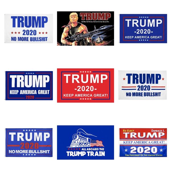 

90x150cm trump 2020 флаг печати keep сша great banner decor для президента сша выборы no more bullshirt donald флаг a044 # 961
