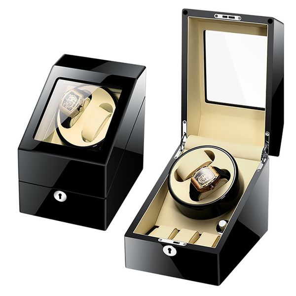 

selling watch storage-organizer winder-holder shaker jewelry motor mechanical-watch display automatic watch winder, Black;blue