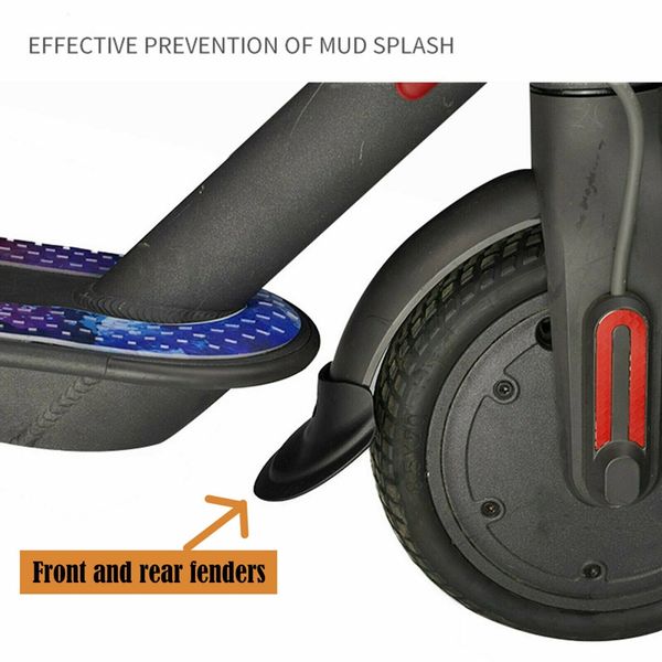 

for mijia m365 electric scooter rear fender flaps water retaining tail fender extender tail