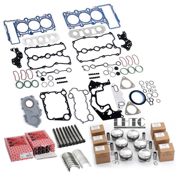 

engine pistons gaskets overhaul rebuild kit for audi a6 a7 a8 s4 s5 q7 3.0 tfsi