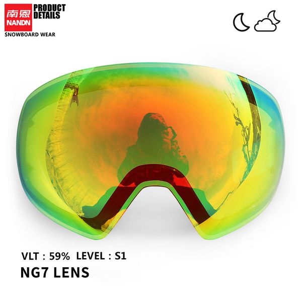 

nandn ski lens double layer anti fog and anti uv400 suitable for ng7