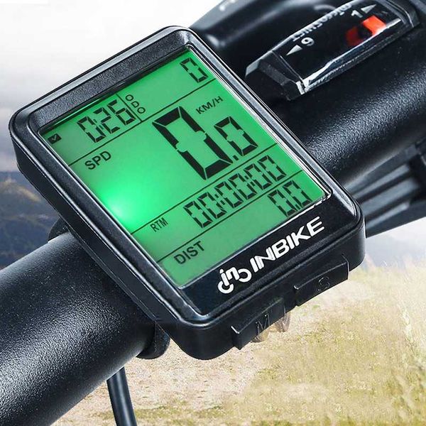 

inbike 2.1inch bike wireless computer rainproof multifunction riding bicycle odometer cycling speedometer satch backlight