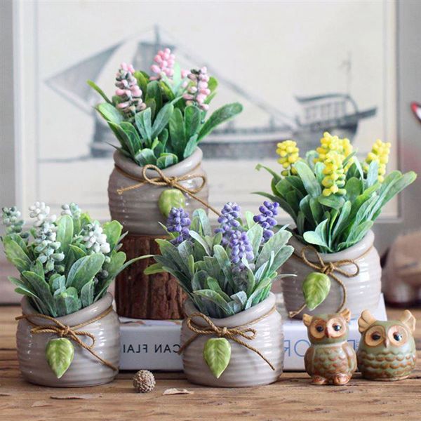 

lifelike artificial potted flower fake eucomis comosa fake potted plant home ornament wedding party layout supplies
