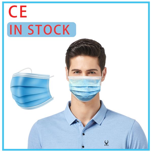 

0.40 pcs disposable mask spot 3 layer ear hangingdust mask breathable comfortable man and women shopping