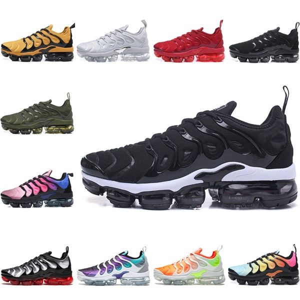 

2019 designer fashion shoes men women wave runner running shoes training air mens chaussures tn plus v2 max drop plastic