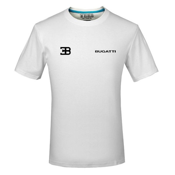

men bugatti logo printed t shirt tee casual short sleeve clothes h