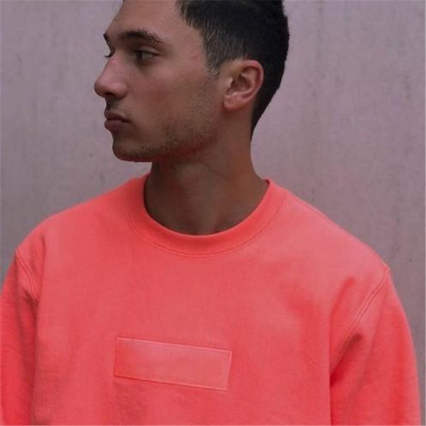 

18fw+15fw box logo hoodie crewneck mens designer hoodies sweatshirt pullover letter printed new fashion brand luxury 1 version 1, Black