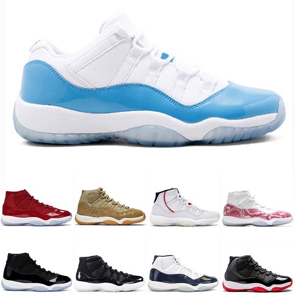 

concord high 45 11 xi 11s cap and gown prm heiress gym red chicago platinum tint space jams mens basketball shoes sports sneakers, White;red