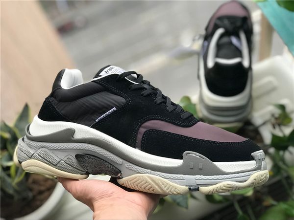 

Мужчины Женщины Triple S Повседневная обувь Мода Роскошные дизайнерские кроссовки на шнуровке Triple S 2.0 Обувь с высоким качеством натуральной кожи