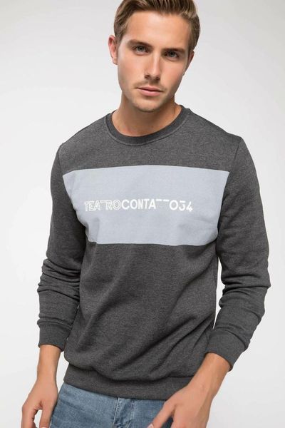 

defacto man sweat shirt-j1701az18wn, Black