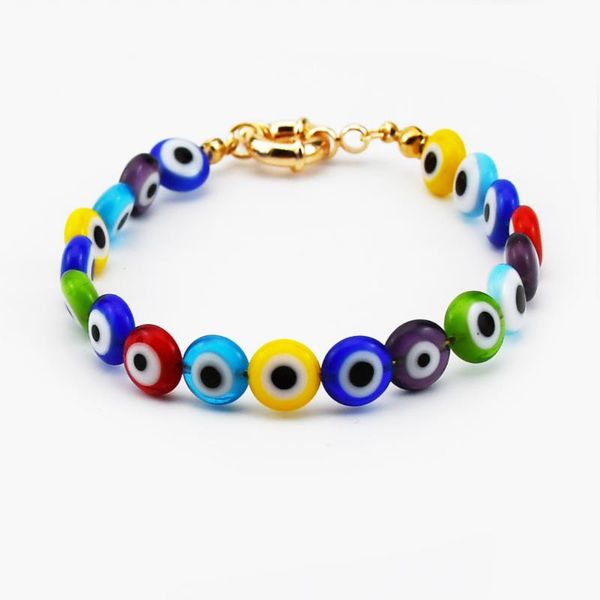 

europe and america into accessories fashion discernment glass colored glazing bead bracelet anklet popular accessories show fram, Silver