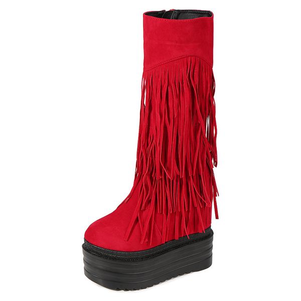 

preco branco women club thin legs slewing boots 2019 winter 13cm heels platfrom bottom women's boots women zyw-521-23, Black