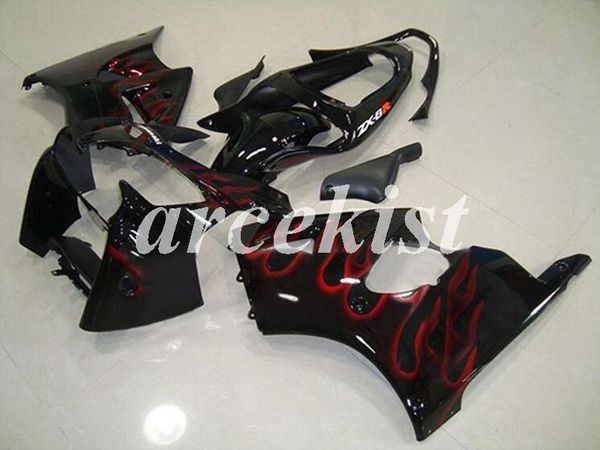 

мотоцикл новый abs литья под давлением полный комплект обтекатели, пригодный для kawasaki ninja zx-6r 2000 2001 2002 636 zx6r кузова комплек