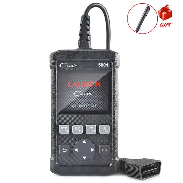 

obd2 auto scanner launch creader cr5001 full obd2 function diagnostic tool code reader scanner with gift brake fluid tester