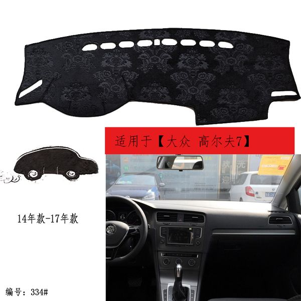 

tommia for golf 7 14-17 dashboard pad cover dash mat anti-sun velvet instrument