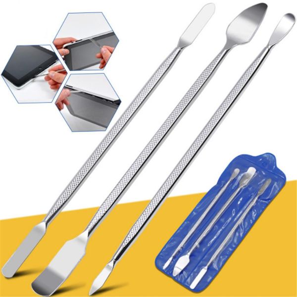 

3pcs metal & plastic spudger set repair opening pry tool for ipad for