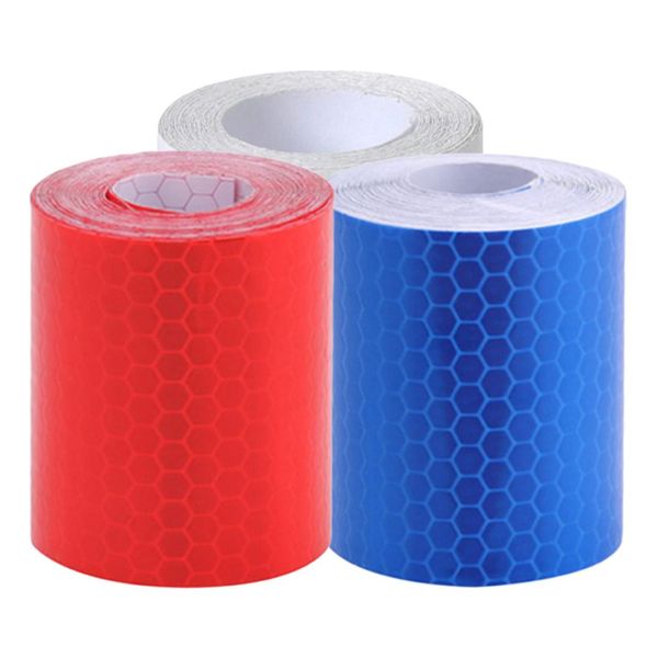 

white lattice reflective warning strip 3mx5cm reflective body sticker