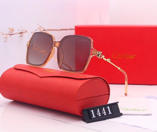 

2020 ms fashion square sunglasses women luxury designer brand 1c cartior sunglasses 1c uv400, Black